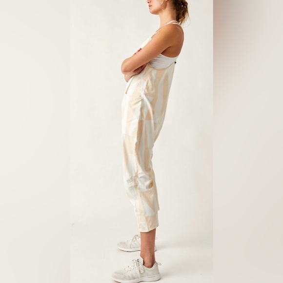 Free People X FP Movement Hot Shot Printed Onesie in Bamboo Incline Combo NWT - Picture 6 of 9